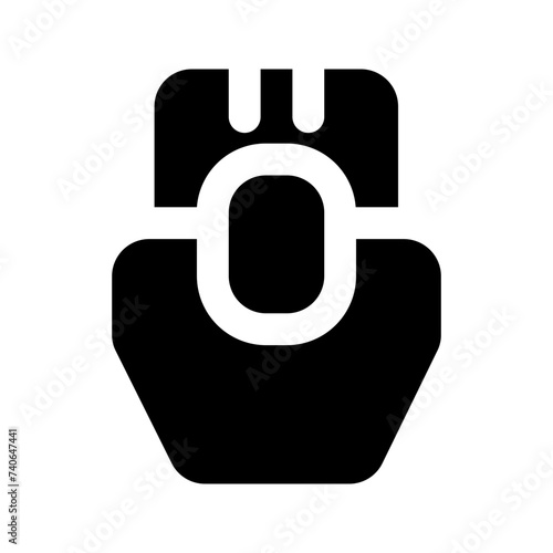 ethernet glyph icon