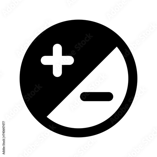 exposure glyph icon