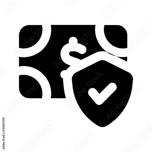 insurance glyph icon