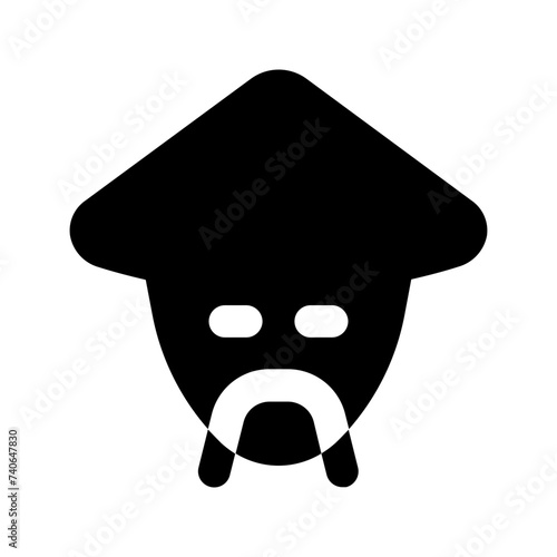 man glyph icon