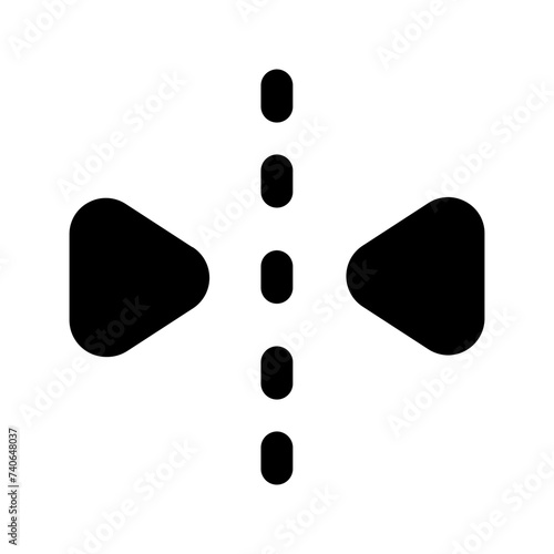 reflect glyph icon