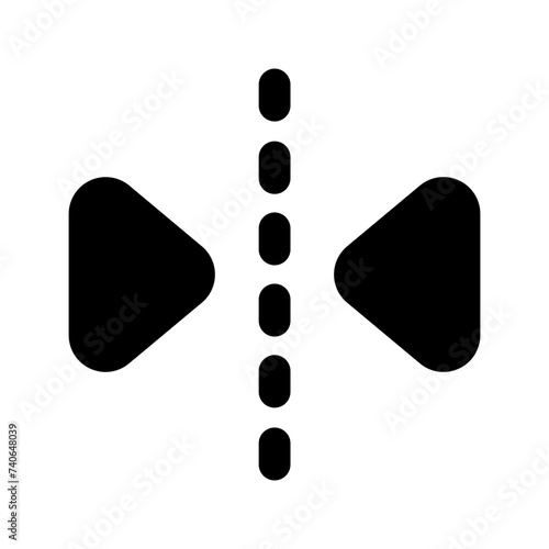 reflect glyph icon