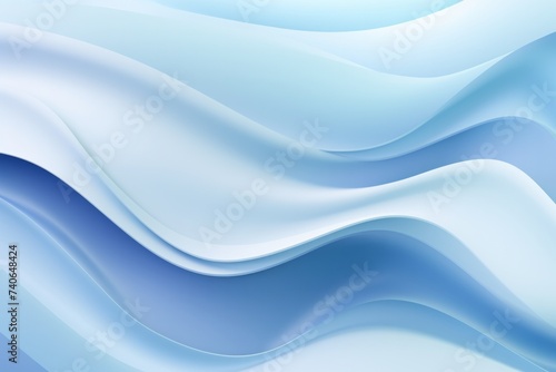 Serene and Calming Liquid Color Waves, Gently Flowing and Creating a Soothing and Tranquil Backdrop, Generative AI