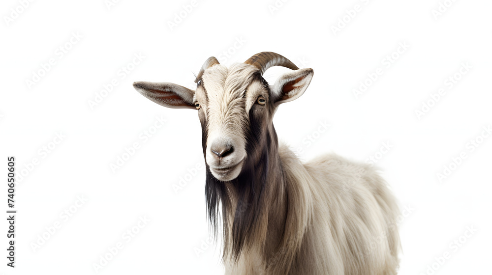Goat on white background Goat on white background