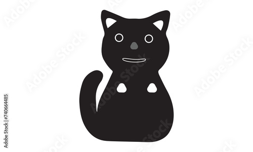  Сollection of various naughty cats in a box and bags. Funny Animals. Collection of cartoon cats peeking of the corner.