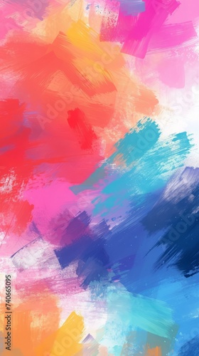 brush strokes of colorful paints background. © Yahor Shylau 