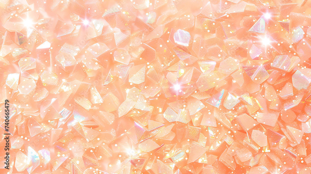 abstract Peach fluff background with holographic sequins abstract Peach fluff background with holographic sequins