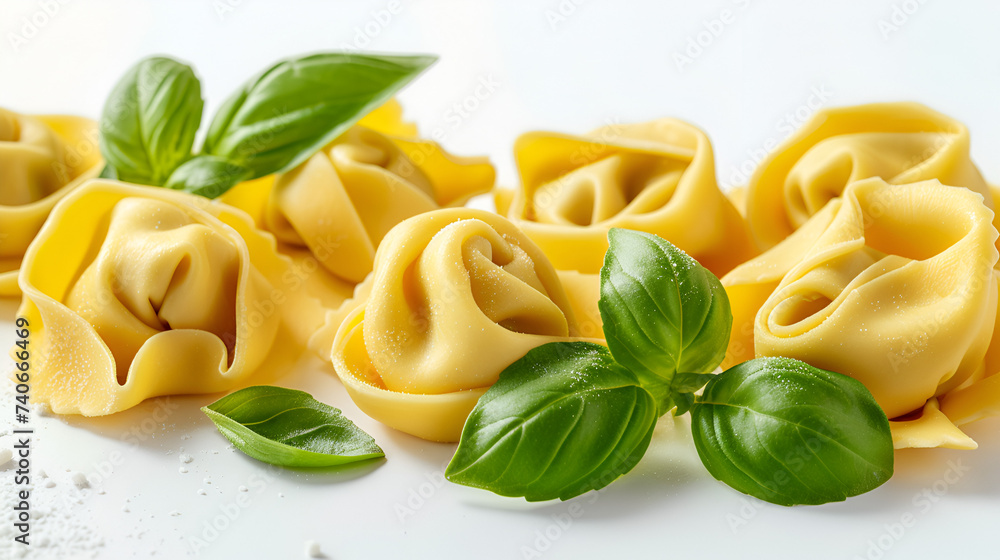 Tortellini, traditional Italian dumplings stuffed with savory fillings, evoke the essence of Italy's culinary heritage, Generative Ai

