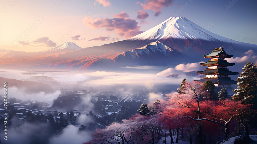 Alps japan - obrazy, fototapety, plakaty 