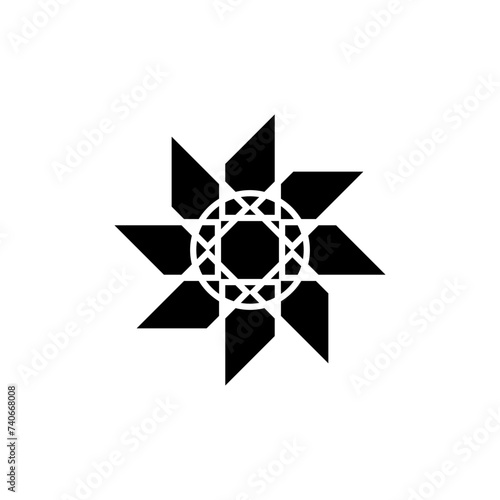 Mandala logo design vector concept