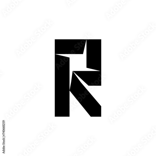 R letter logo icon
