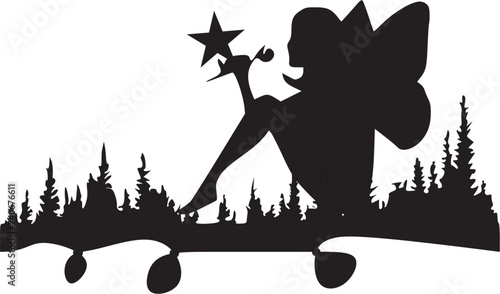 silhouette of a girl