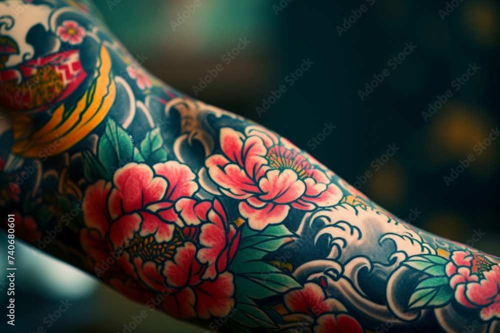 Japanese-Style Tattooed Male Japanese-Style Tattooed Male