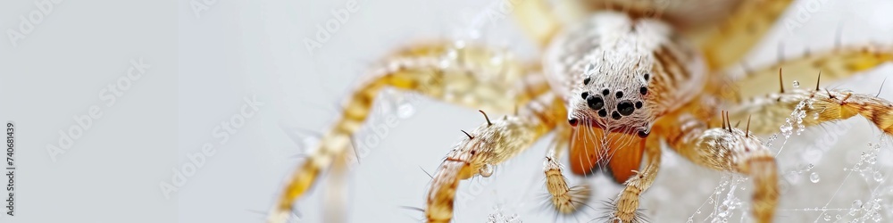 spider on a light background. spider on a light background.