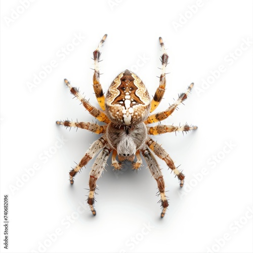 spider on a light background.