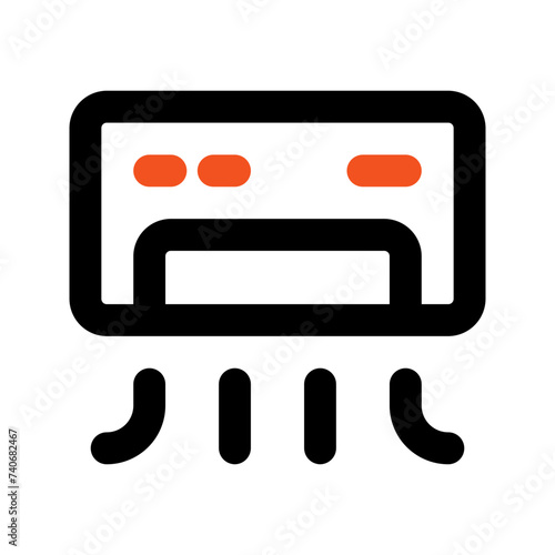 air conditioning line icon