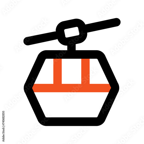 cable car line icon