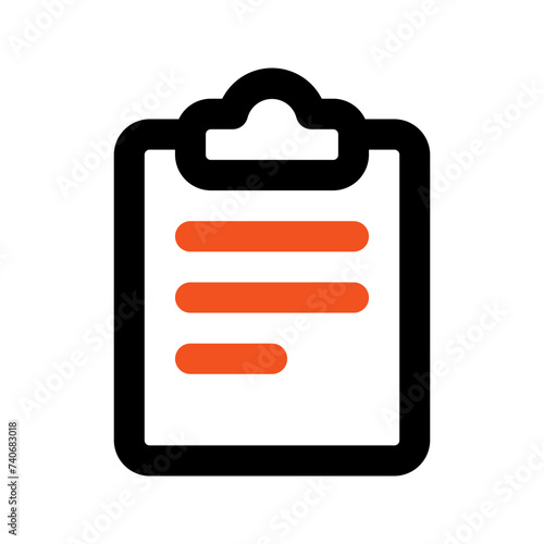 clipboard line icon