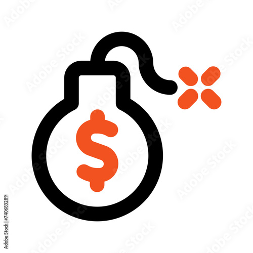 debt line icon