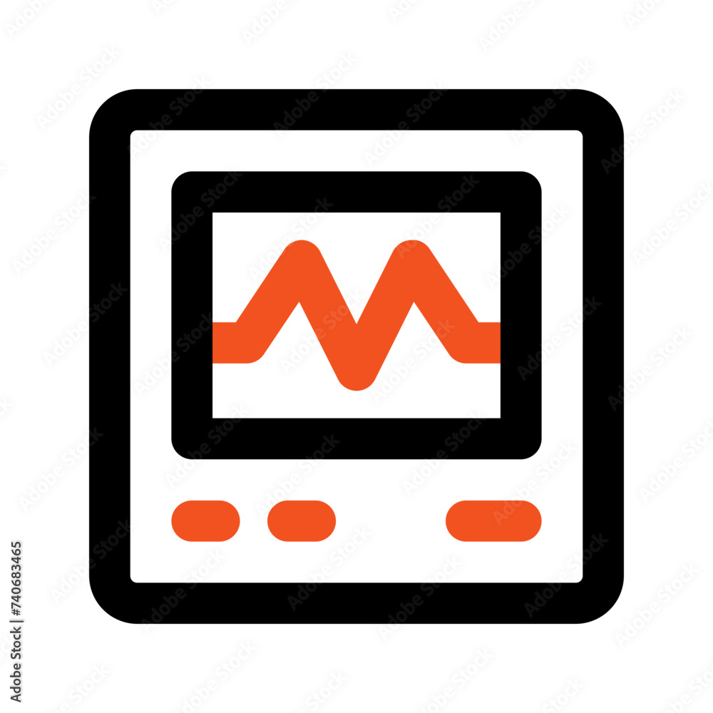 EKG line icon EKG line icon