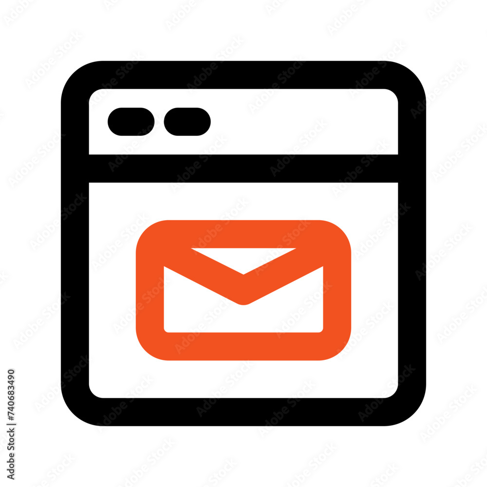 email marketing line icon email marketing line icon