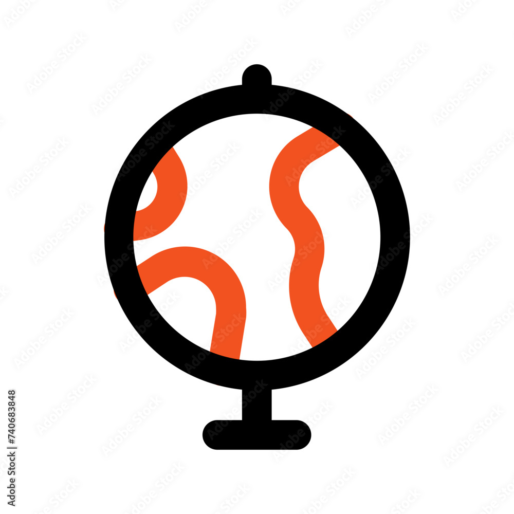 globe line icon globe line icon