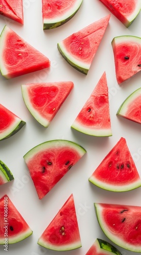 watermelon on a light background.
