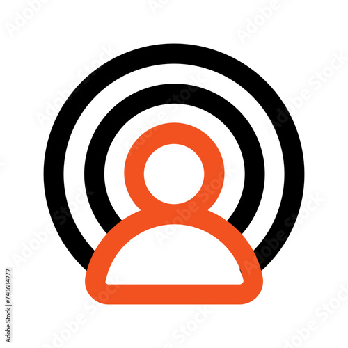 influencer line icon