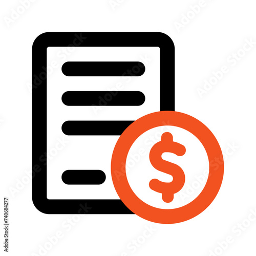 invoice line icon