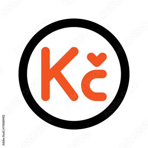koruna line icon