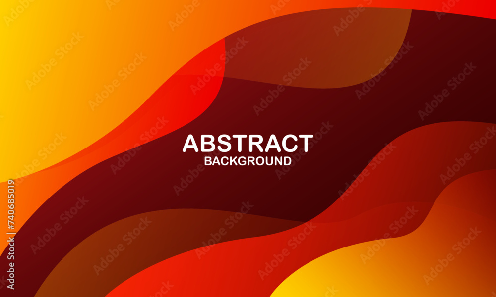 Abstract orange background with wave. Vector illustration Abstract orange background with wave. Vector illustration