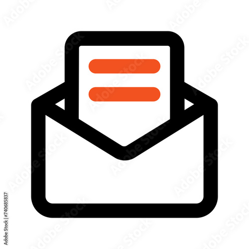 newsletter line icon