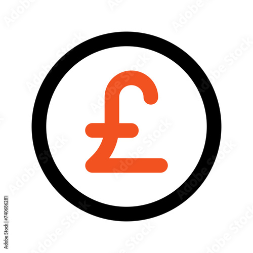 pound line icon