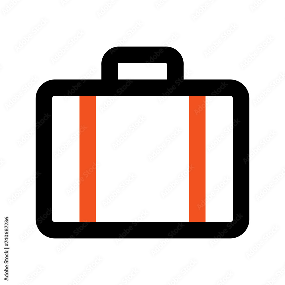 suitcase line icon suitcase line icon