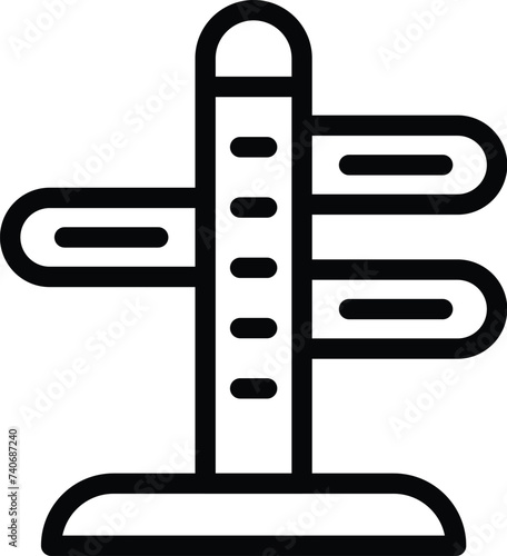 Amsterdam city attractions icon outline vector. Cityscape tourism tour. Famous Dutch landmark