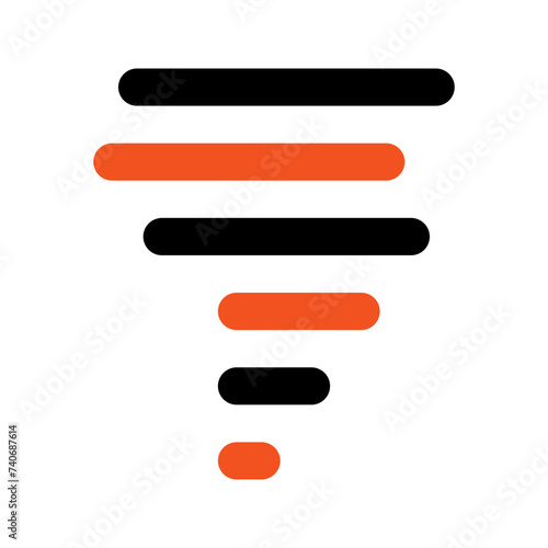 tornado line icon