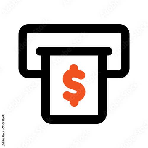 withdraw line icon