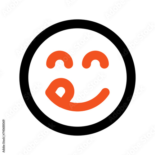 yummy line icon