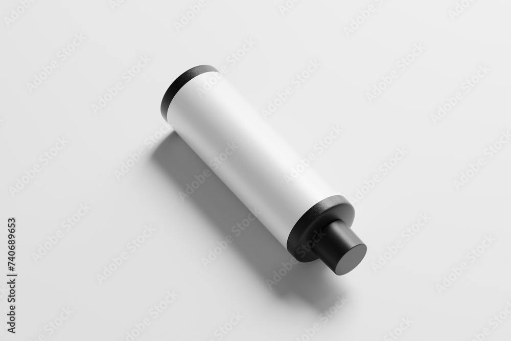 Black Matte Plastic Bottle Mockup Black Matte Plastic Bottle Mockup