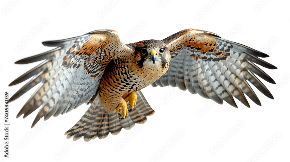 Fototapeta premium Falcon on the transparent background PNG