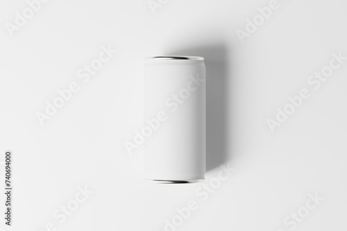 180ml or 200ml Soda / Beer can Mockup photo