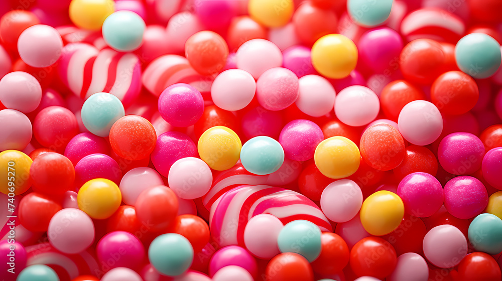 Colorful candy background Colorful candy background