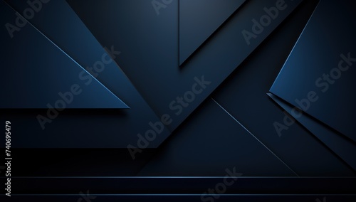 a dark blue background with two triangles © Lenhard