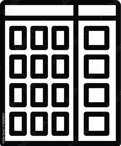 Oslo architecture marvel icon outline vector. Norwegian iconic buildings. Skyline city landscape