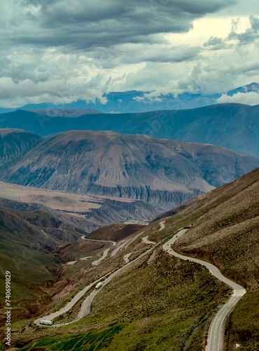 Cuesta de Lupin in the Altiplano near Purmamarca, Jujuy Argentina