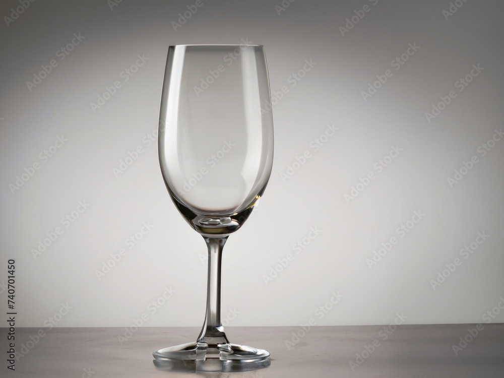 glass of white wine, flute of champagne