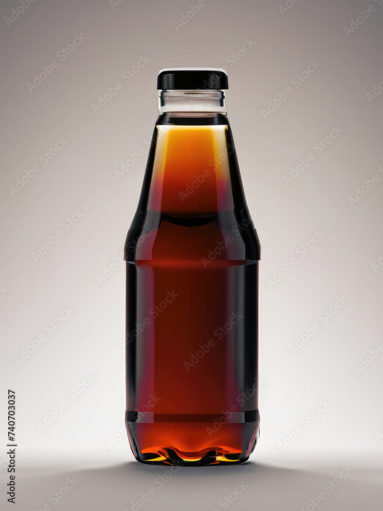 bottle of cola, fresh drink, mock-up of a bottle bottle of cola, fresh drink, mock-up of a bottle