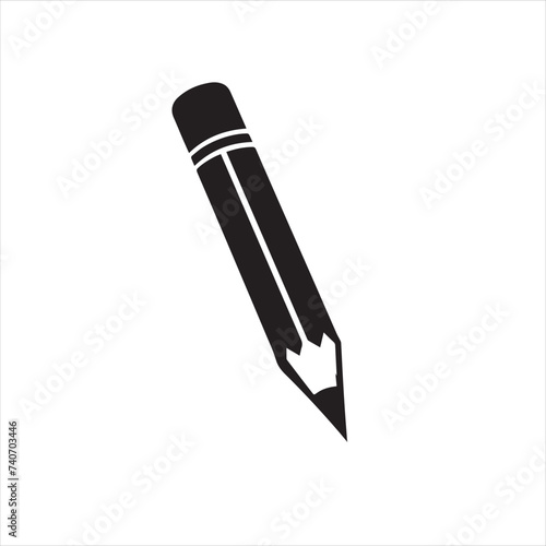 Pencil Icon Vector Illustration Isolated On white background