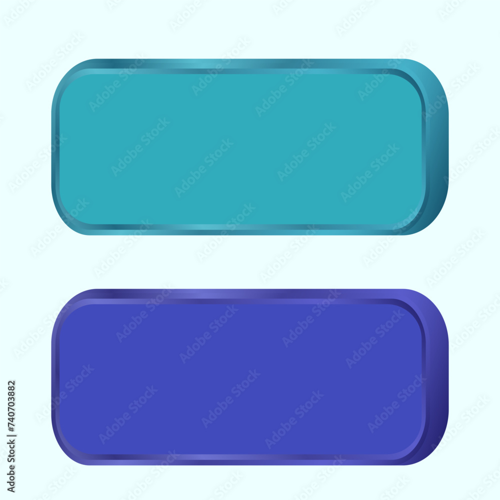 3d simple and elegant shape text box blue color 3d simple and elegant shape text box blue color