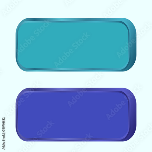 Free Download 3d simple and elegant shape text box blue color - GFXLoad